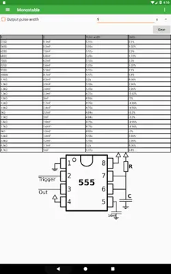 NE555 Timer android App screenshot 0